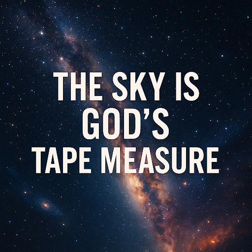 The Sky Is God’s Tape Measure