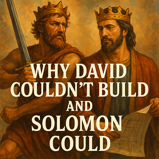 Why David Couldn’t Build and Solomon Could