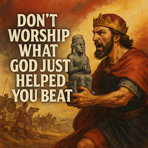 Don’t Worship What God Just Helped You Beat