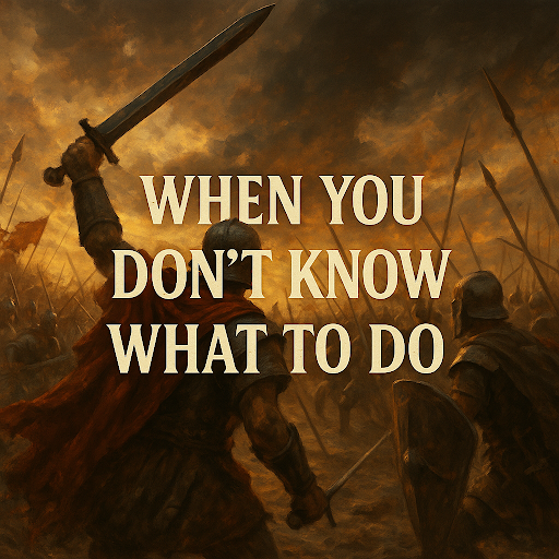 When You Don’t Know What to Do