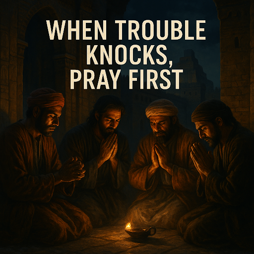 When Trouble Knocks, Pray First