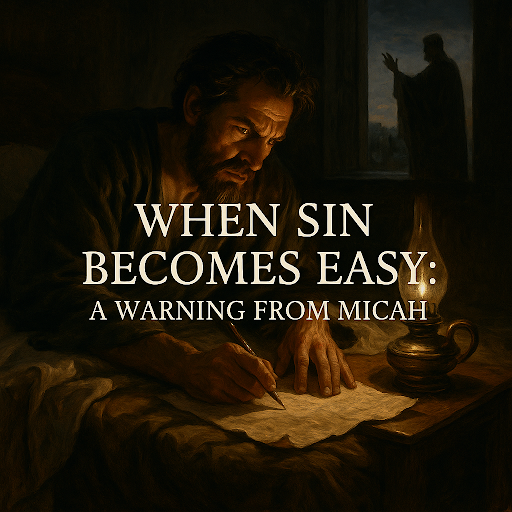 When Sin Becomes Easy: A Warning from Micah