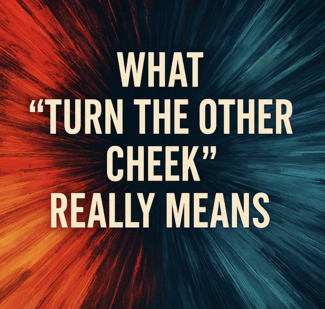 What “Turn the Other Cheek” Really Means