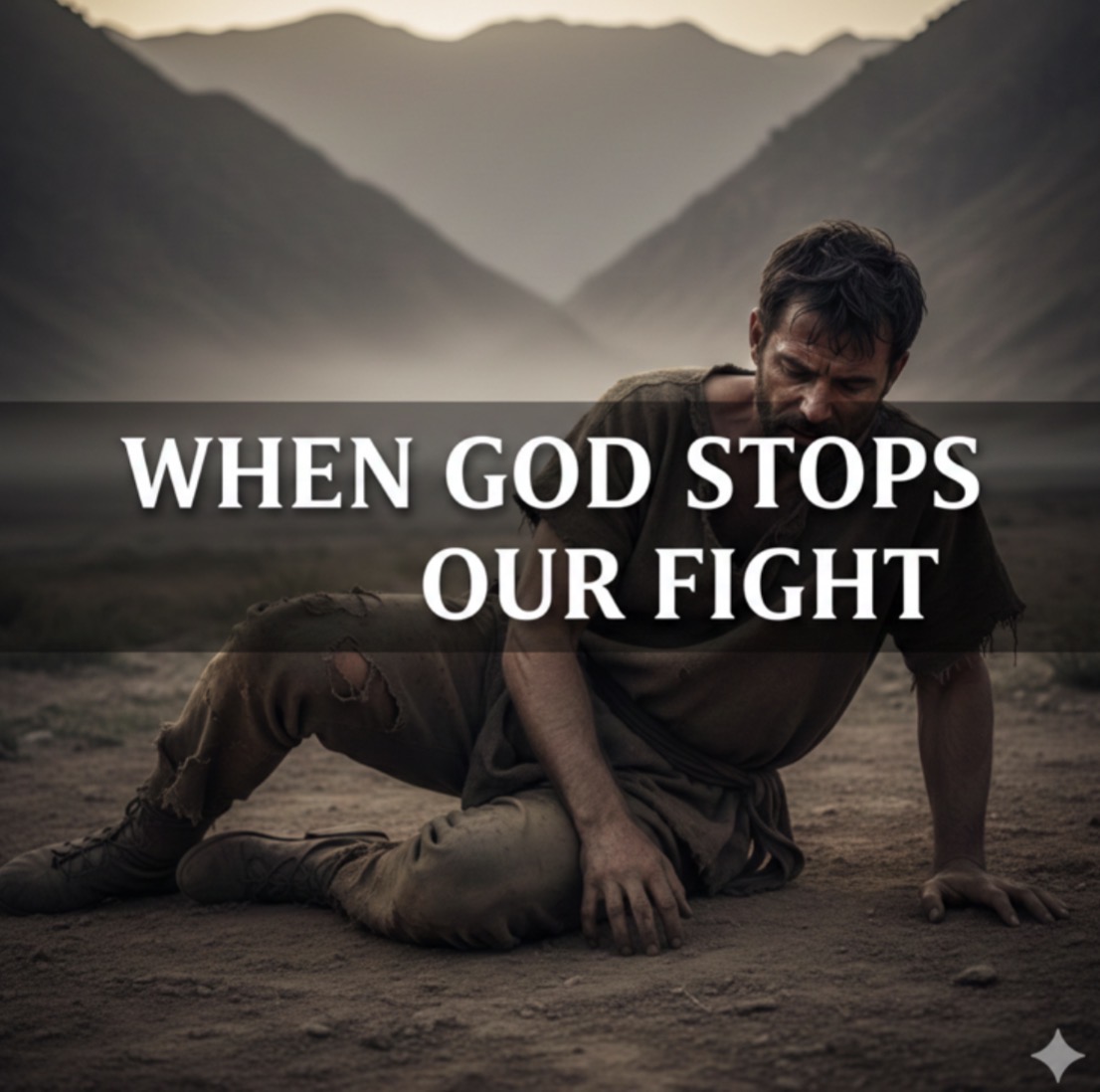 WHEN GOD STOPS OUR FIGHT