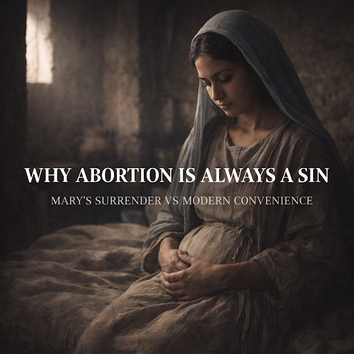 WHY ABORTION IS ALWAYS A SIN: MARY’S SURRENDER VS. MODERN CONVENIENCE