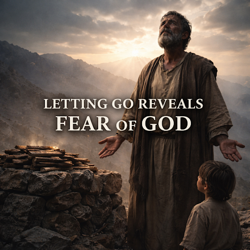 LETTING GO REVEALS FEAR OF GOD