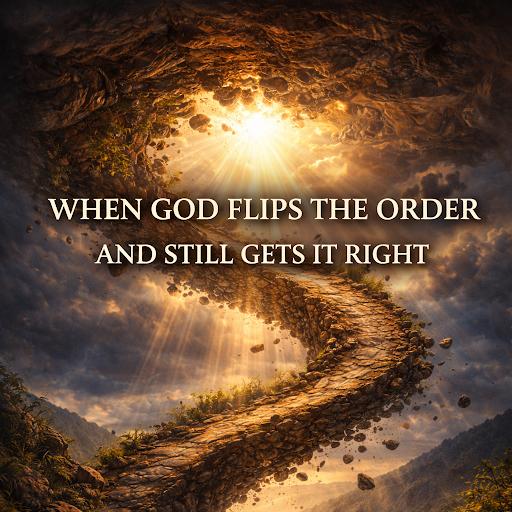 WHEN GOD FLIPS THE ORDER AND STILL GETS IT RIGHT