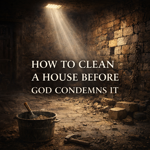 HOW TO CLEAN A HOUSE BEFORE GOD CONDEMNS IT 