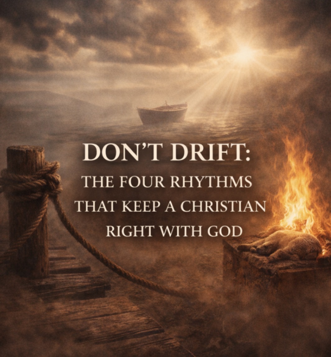 DON’T DRIFT: THE FOUR RHYTHMS THAT KEEP A CHRISTIAN RIGHT WITH GOD