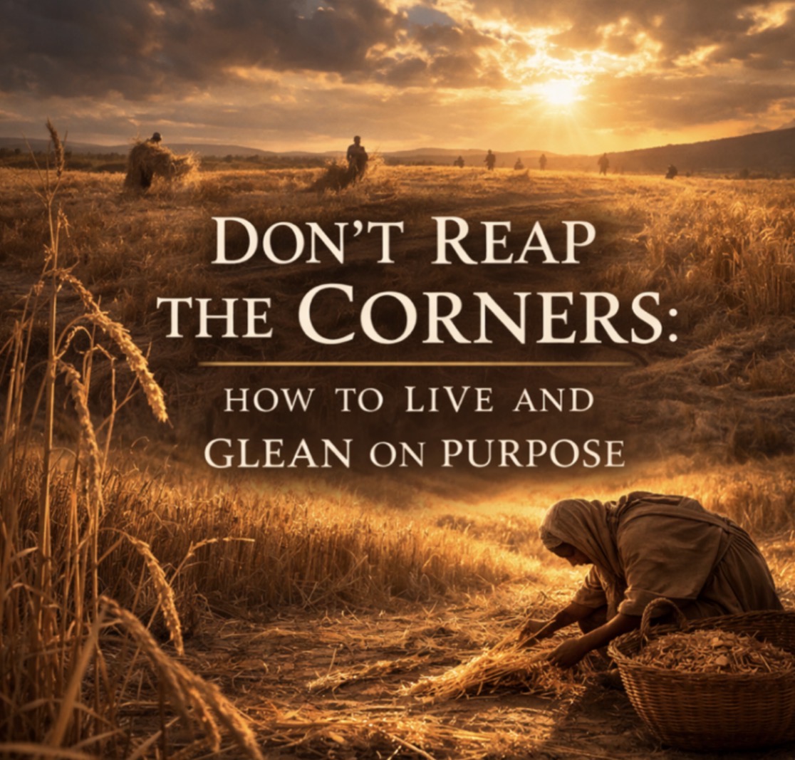 DON’T REAP THE CORNERS: HOW TO LIVE AND GLEAN ON PURPOSE