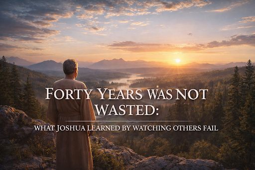 FORTY YEARS WAS NOT WASTED: WHAT JOSHUA LEARNED BY WATCHING OTHERS FAIL