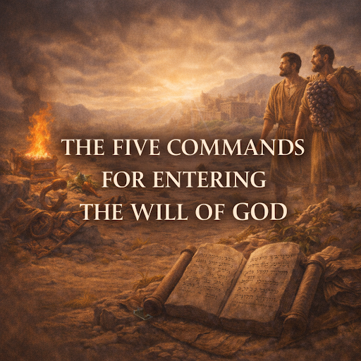 THE FIVE COMMANDS FOR ENTERING THE WILL OF GOD 