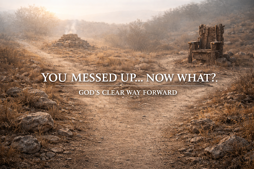 YOU MESSED UP… NOW WHAT?  GOD’S CLEAR WAY FORWARD 
