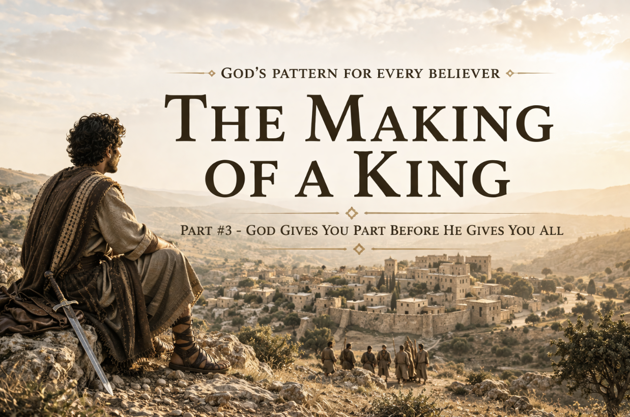 THE MAKING OF A KING: God Gives You Part Before He Gives You All