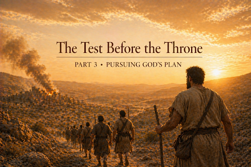 THE TEST BEFORE THE THRONE | PART #3  Pursuing God’s Plan  