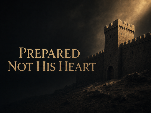 Prepared Not His Heart