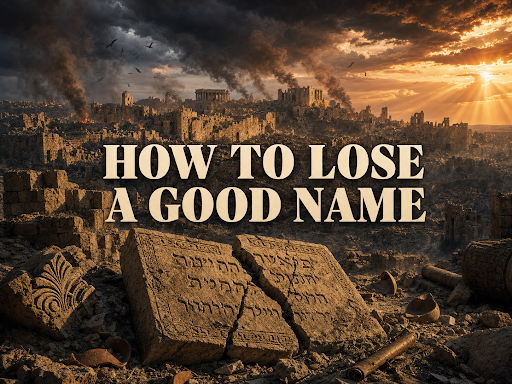 How To Lose A Good Name