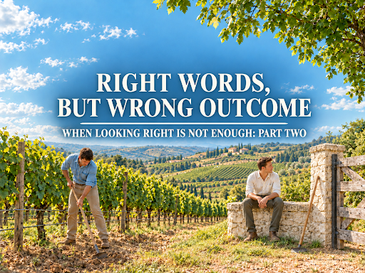Right Words, but Wrong Outcome